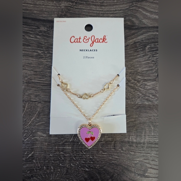 Cat & Jack Other - Cat & Jack Girls Layered Necklaces (2) NEW